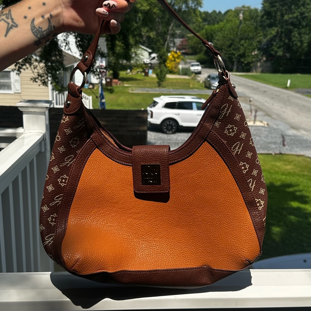 Jose Hess - Brown and Tan Hobo Bag